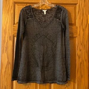 Long Sleeve Blouse With Graphic